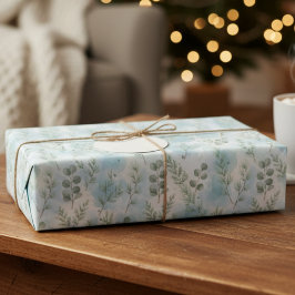 Winter Botanical Elegance Cadeaupapier