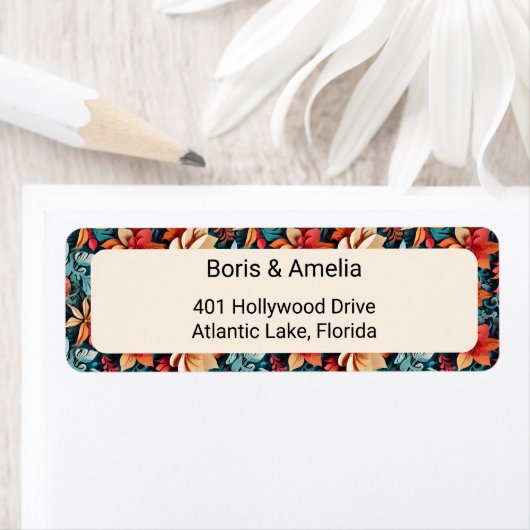 Winter Botanical Foliage Etiket (Insitu)