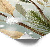 Winter Botanical Foliage – Neutral Minimal Wall Ar Perfect Poster (Hoek)