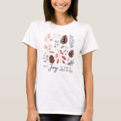 Winter Botanical Geniet van het kleine ding T-shirt (Voorkant)