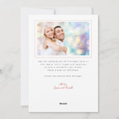 Winter Botanical Greenery Photo Flat Feestdagenkaart (Achterkant)