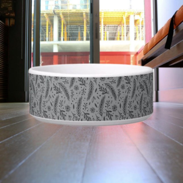 Winter Botanical | Keramische voerbakje (Creator heeft geüpload)