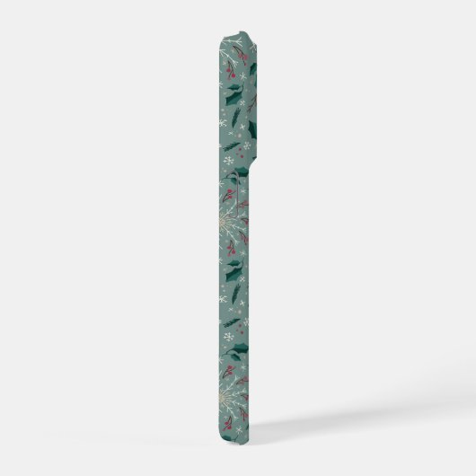 Winter Botanical Snowflake IPhone Case iPhone Hoesje (Rechterkant)