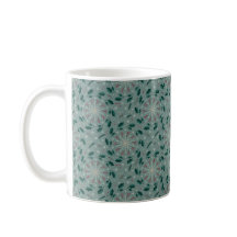 Winter Botanical Snowflake Mug
