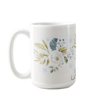 Winter Botanical White Rose & Blueberry