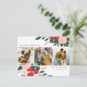 Winter Botanicals 4 fotovakantie Briefkaart (Staand voorkant)