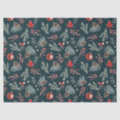 Winter Botanicals Coquette Boog | Kerstmis Tissuepapier (Voorkant)