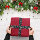 Winter Botanicals Coquette Bow | Christmas Grosgrain Lint