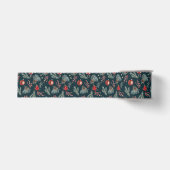 Winter Botanicals Coquette Strik | Kerstmis Grosgrain Lint (Voorkant)