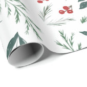 Winter Botanicals Elegant Holiday Cadeaupapier (Rol Hoek)