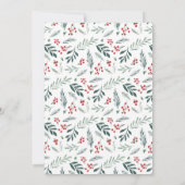 Winter Botanicals Elegant Holiday Foto (Achterkant)