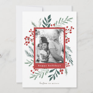 Winter Botanicals Elegant Holiday Kerstfoto