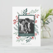 Winter Botanicals Elegant kerstfoto (Staand voorkant)