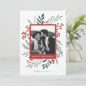 Winter Botanicals Elegant kerstfoto (Staand voorkant)