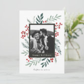 Winter Botanicals Elegant kerstfoto (Staand voorkant)