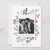 Winter Botanicals Elegant kerstfoto (Voorkant)