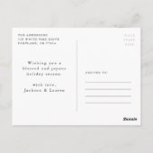 Winter Botanicals | Holiday Photo Briefkaart (Achterkant)