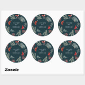Winter Botanicals | Kerstcadeau Sticker (Vel)