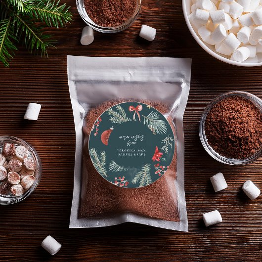 Winter Botanicals | Kerstcadeau Sticker