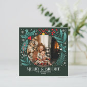 Winter Botanicals Ornament Kerstfoto (Staand voorkant)