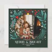 Winter Botanicals Ornament Kerstfoto (Voorkant)