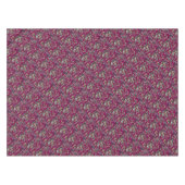 Winter Botanicals Rustic Burgundy Christmas Tafelkleed (Voorkant (Horizontaal))