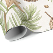 Winter Botanicals & Snowflakes - Rustic Holiday 2 Cadeaupapier (Rol Hoek)