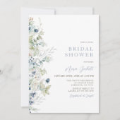 Winter Botanische Bridal Shower Kaart (Voorkant)