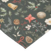 Winter Botanische Feestelijke Kerst Tafelkleed (Gekanteld)