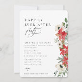 Winter Botanische Floral gelukkig altijd na feest Kaart (Voorkant)