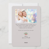 Winter Botanische Greenery 2 Foto Flat Feestdagenkaart (Achterkant)