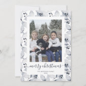 Winter Botanische Kaarten Foto's Vergroente kerstd (Voorkant)