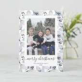 Winter Botanische Kaarten Foto's Vergroente kerstd (Staand voorkant)