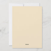 Winter Botanische kerstfoto Beige Feestdagenkaart (Achterkant)