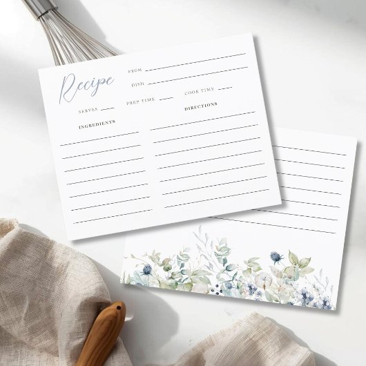 Winter Botanische Vrijgezellenfeest Recept Kaart