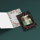 Winter Bouquet | Gevouwen feestdag Kaart