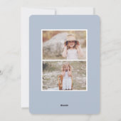 Winter Bouquet | Hanukkah-foto Feestdagenkaart (Achterkant)