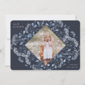 Winter Bouquet | Hanukkah-foto Feestdagenkaart (Voorkant)