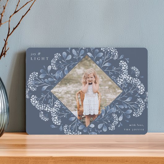 Winter Bouquet | Hanukkah-foto Feestdagenkaart