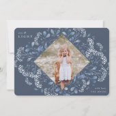 Winter Bouquet | Hanukkah-foto Feestdagenkaart (Voorkant)