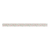 Winter Bouquet Pattern Grosgrain Lint (Voorkant)