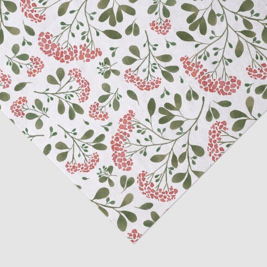 Winter Bouquet Pattern Tissuepapier (Detail)