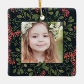 Winter Bouquet | Persoonlijke foto van Elegant Keramisch Ornament (Voorkant)