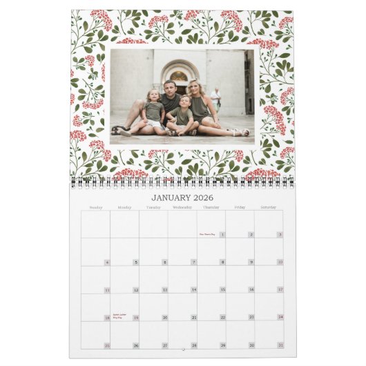 Winter Bouquet Photo Calendar Kalender (Jan 2026)