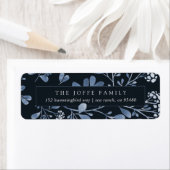 Winter Bouquet Return-adres Etiket (Insitu)