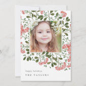 Winter Bouquet | Vakantieknopkaart Feestdagenkaart (Voorkant)