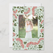 Winter Bouquet | Vakantieknopkaart Feestdagenkaart (Voorkant)