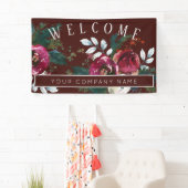 Winter Bourgogne Kerst Corporate Party Welkom Spandoek (Insitu)