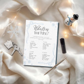 Winter Bow Blue Wat zit er in je tas? wild Kaart