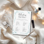 Winter Bow Green Wat zit er in je tas? wild Kaart